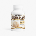 Lion’s Mane Mushroom Capsules – Organic Lion’s Mane Supplement, 60 Vegan Capsules, 400mg