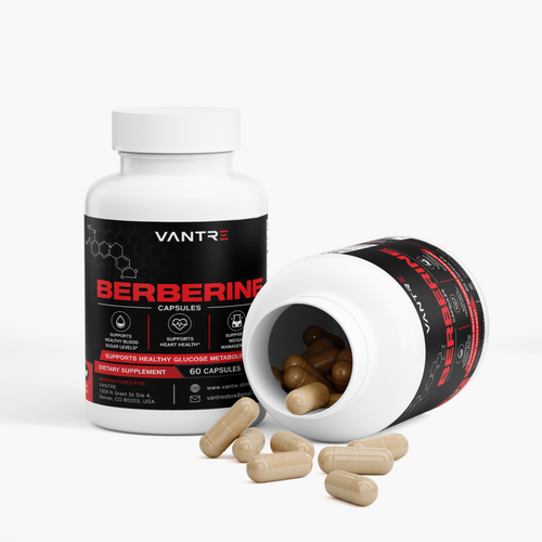Berberine HCl Capsules – 60 Count Dietary Supplement