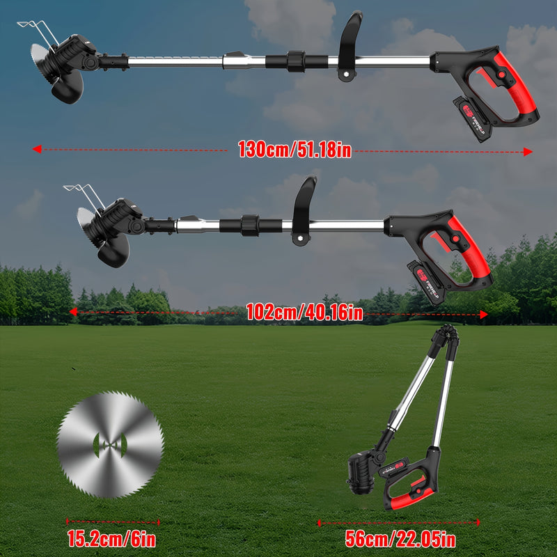 Portable Electric Lawn Mower – Cordless & Rechargeable