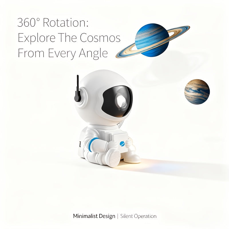 Astronaut Projector Light – Multi-Color USB Night Light