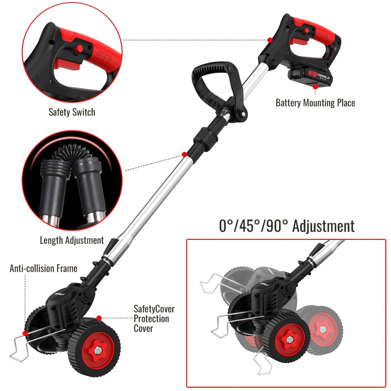 Portable Electric Lawn Mower – Cordless & Rechargeable