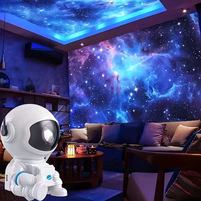 Astronaut Projector Light – Multi-Color USB Night Light