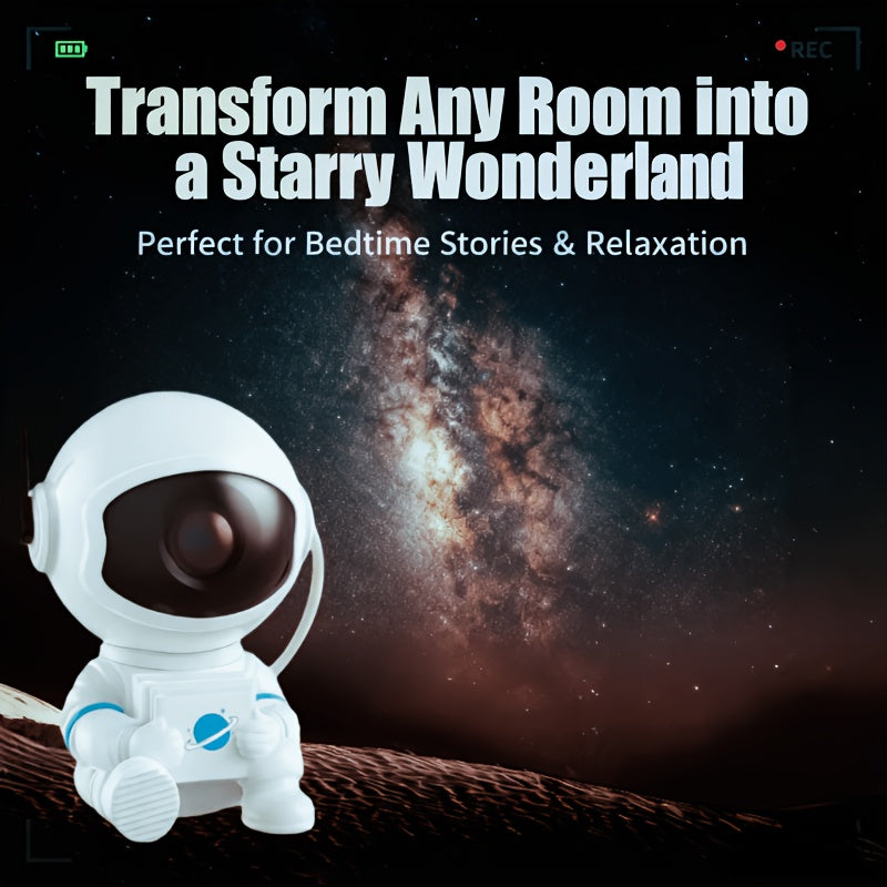 Astronaut Projector Light – Multi-Color USB Night Light