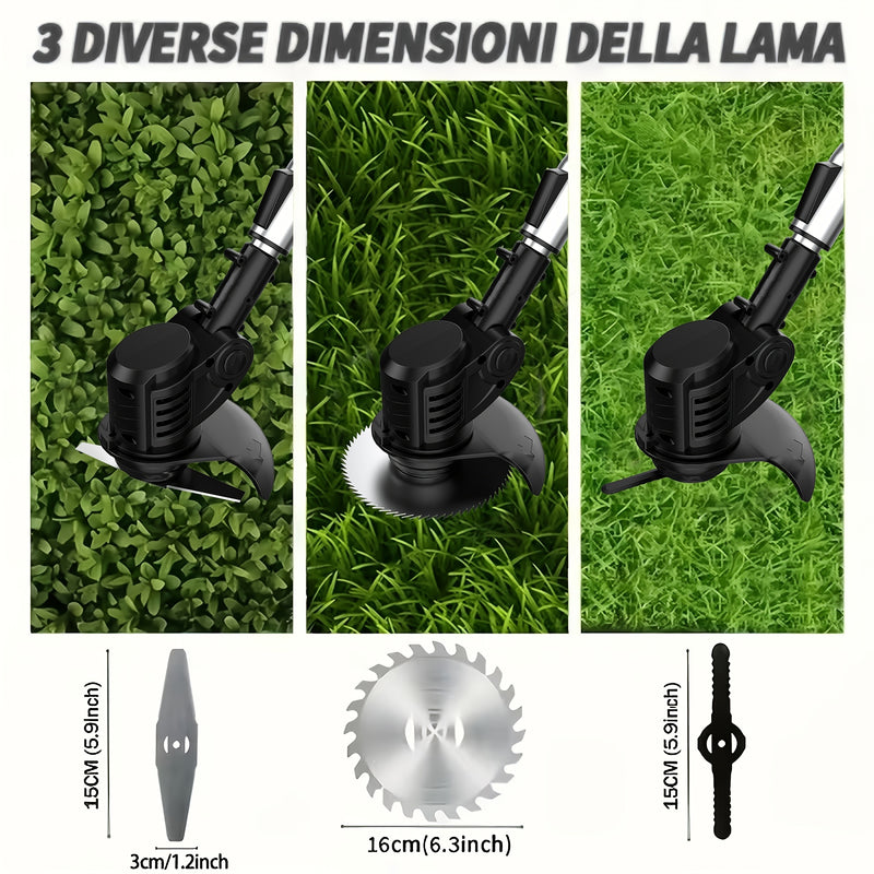 Portable Electric Lawn Mower – Cordless & Rechargeable