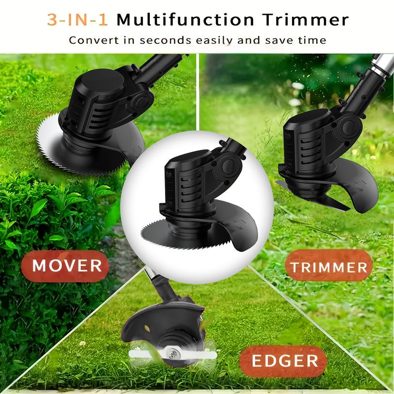 Portable Electric Lawn Mower – Cordless & Rechargeable