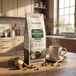 Vitality Mushroom Coffee – Medium Roast with Organic Lion’s Mane & Chaga | 12 oz Ground Coffee