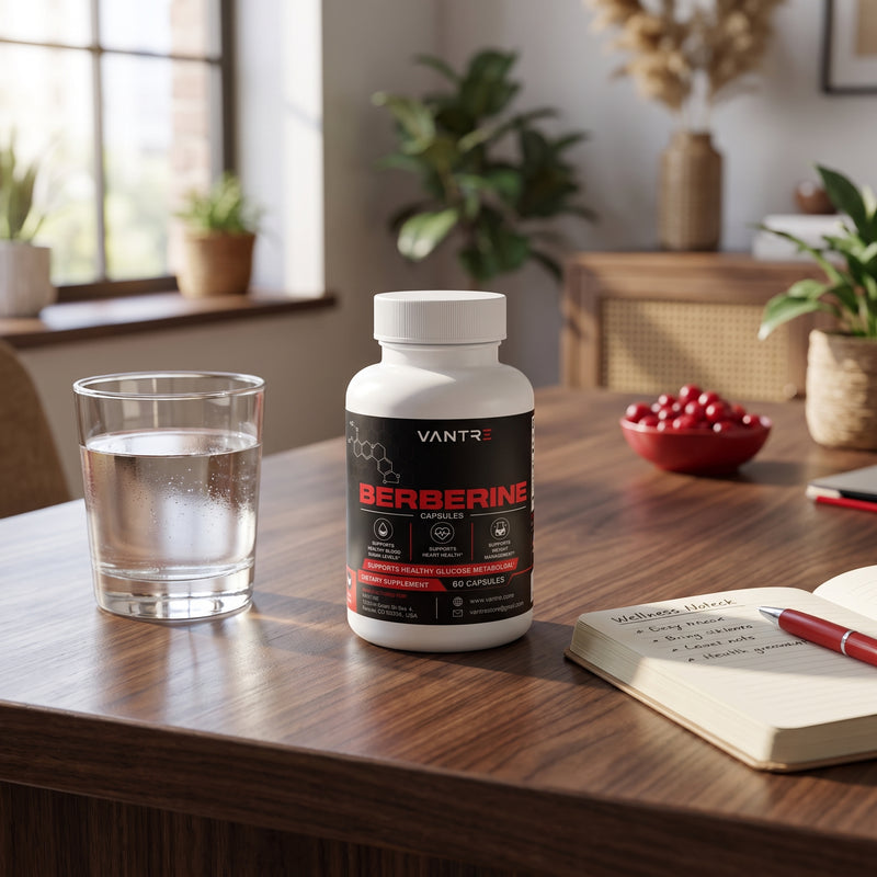 Berberine HCl Capsules – 60 Count Dietary Supplement