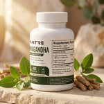 Organic Ashwagandha 650mg with Black Pepper – 60 Capsules | Dietary Supplement