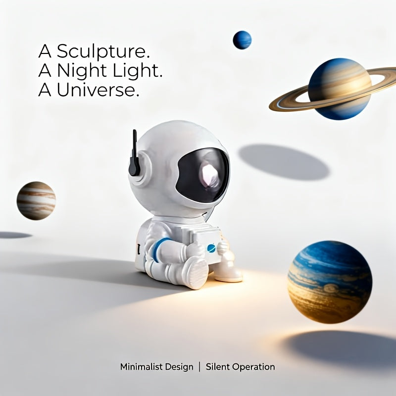 Astronaut Projector Light – Multi-Color USB Night Light