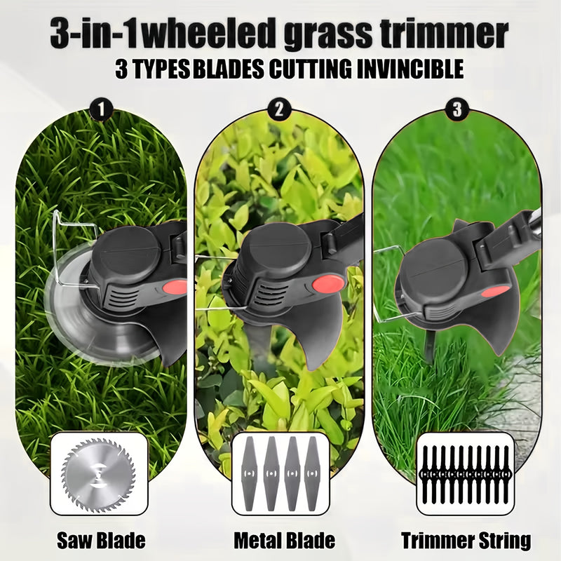 Portable Electric Lawn Mower – Cordless & Rechargeable