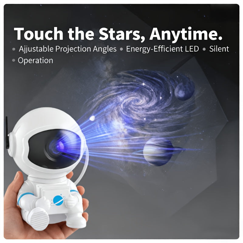Astronaut Projector Light – Multi-Color USB Night Light
