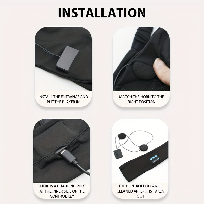 Wireless Headband Headphones – Foldable Sport Headset