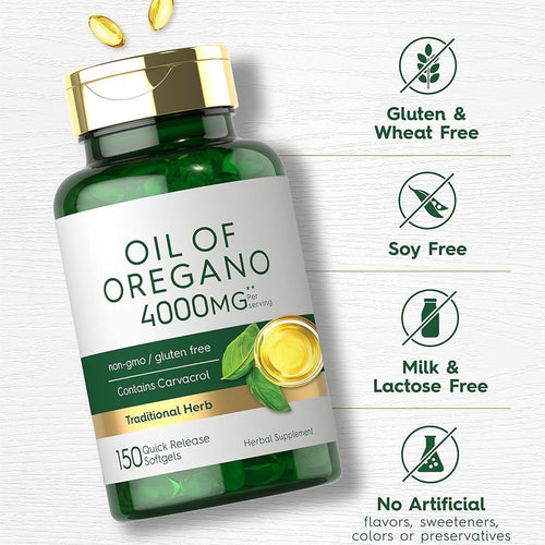 Oregano Oil Capsule Supplement
